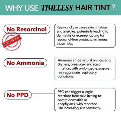 Paradyes Dark Brown Timeless Permanent Creme Hair Colour for Complete Grey Coverage, 3.0 Dark Brown 160 gm - Crème