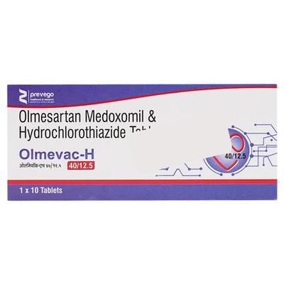 OLMEVAC H 40 Tablet 10's - Hypertension-Ang