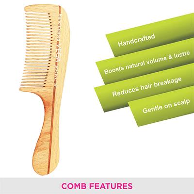 Vega Wooden Comb (HMWC - 06) 1's - Hair Combs