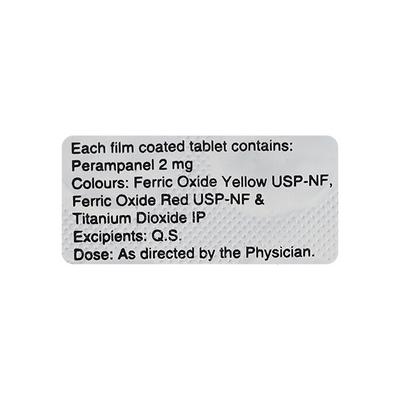 PERAMPA 2 Tablet 10's - Epilepsy/Convulsion-Ant