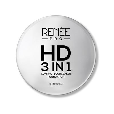 Renee Pro HD 3-In-1 Compact - Miel 9 gm - Compact Powder
