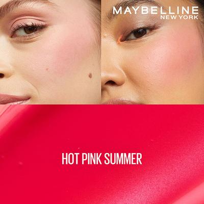 Maybelline New York Sunkisser Hazy Matte Blush, 12H longwear, Hot Pink Summer 48.2 gm - Blushes