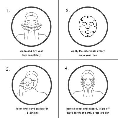 Detoxie Organic Serum Sheet Mask 20 gm - Sheet Masks