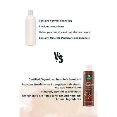 Organic Harvest Everyday Shampoo Coffee & Walnuts Gentle Care For Everyday Cleansing 250ml - Shampoos