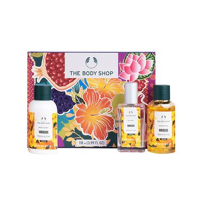 The Body Shop Hibiscus Shower Gel, Body Lotion & Body Mist Gift Set 118 ml - Bath Kits & Sets