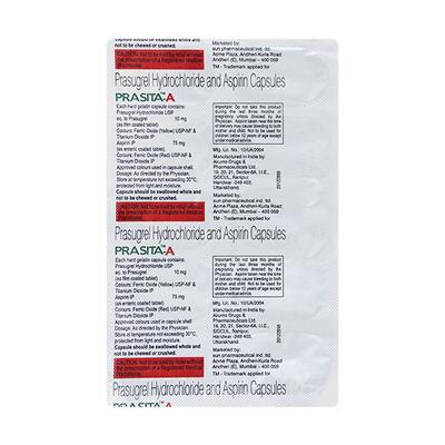 Prasita A Capsule 10'S - Blood Clot-Ant