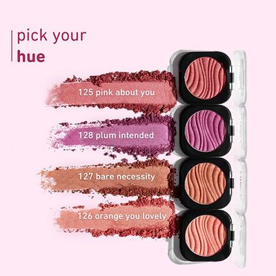 Plum Cheek-A-Boo Shimmer Blush Highly Pigmented Effortless Blending 100% Vegan & Cruelty Free 127 Bare Necessity 4.5 gm - Blushes