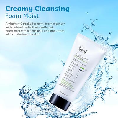 Belif Creamy Cleansing Foam Moist 160 ml - Face Wash & Cleansers