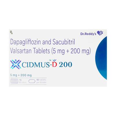 CIDMUS D 200 Tablet 10's - Heart Failure-Ant