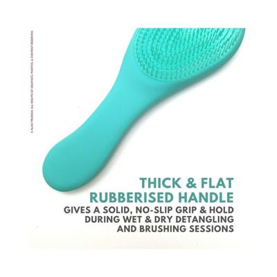Alan Truman Dt03 Detangling Brush Green 1's - Hair Brushes