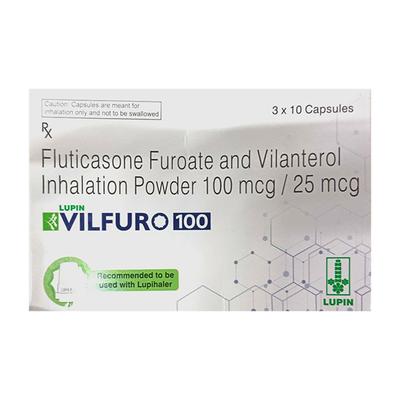LUPIN VILFURO 100 Capsule 3x10's - Asthma/COPD-Ast