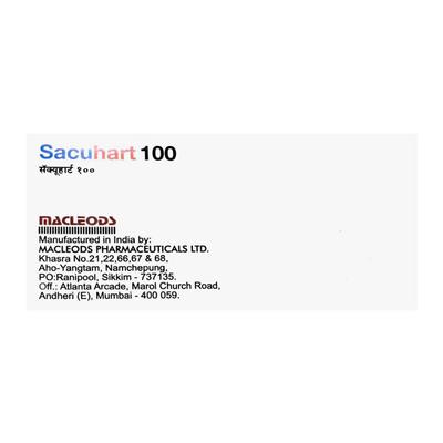 SACUHART 100 Tablet 10's - Heart Failure-Ang