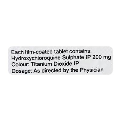 Hcqs 200mg Tablet 15'S - Malarial