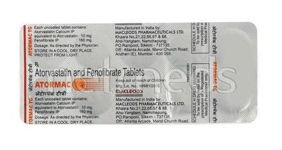 Atormac TG Tablet 10'S - High Cholesterol-Dys