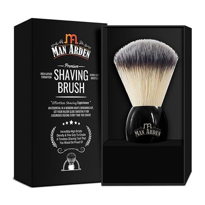 Man Arden Premium Shaving Brush-Rich Lather Formation, Extra Soft Bristles 1's - Shaving Creams