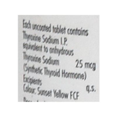 Thyronorm 25Mcg Tablet 120'S - Hypothyroidism