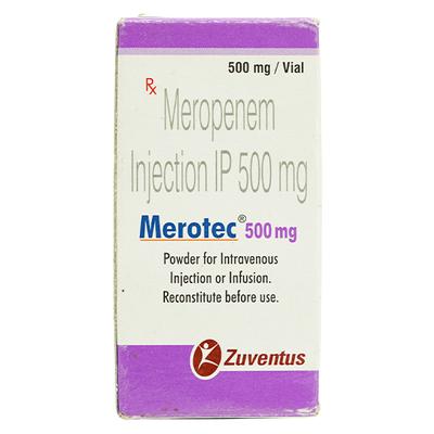 Merotec 500mg Injection 1's - Bacterial Infections-OBL