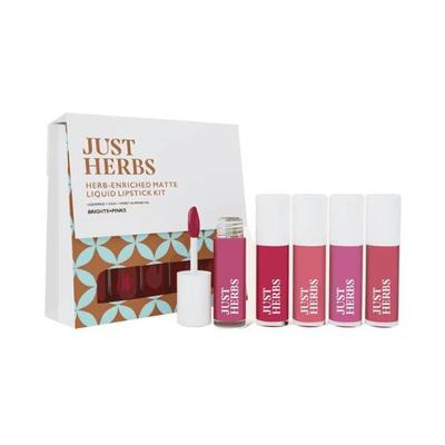 Just Herbs Liquid Kit With Long Lasting, Hydrating & Brights Pinks 5's - Liquid Lipsticks
