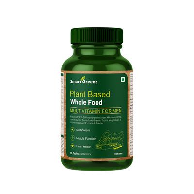 Smart Greens Plant Based Wholefood Multivitamin for Men Tablet 60's - Multi-Vitamins