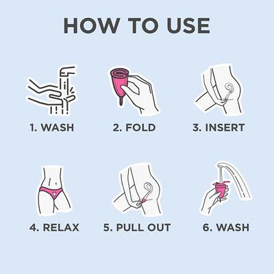 Pee Safe Reusable Menstrual Cup with Medical Grade Silcone for Women - Small 1's - Menstrual Cups