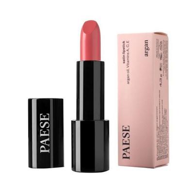 Paese Cosmetics Satin Lipstick Argan Oil, Vitamins C,E Argan Lipsticks 75 4.3gm - Lipsticks