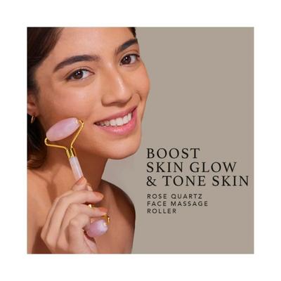 Ras Luxury Skincare Rose Quartz Face Roller 1's - Massagers
