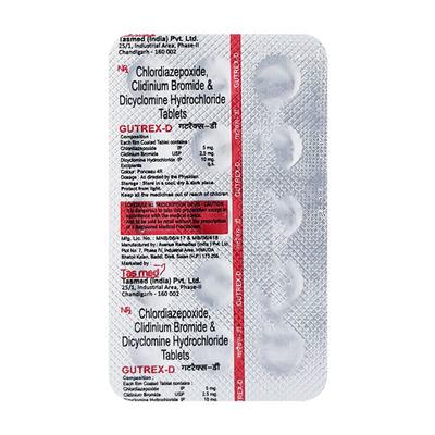 GUTREX D Tablet 15's - Ulcerative Colitis/Bowel Inflammatory Disease-GIT
