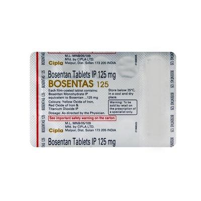 Bosentas 125mg Tablet 10'S - Hypertension-Oah