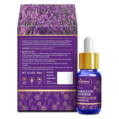 StBotanica Pure Himalyan Lavender Essential Oil 15 ml - Essential Oils