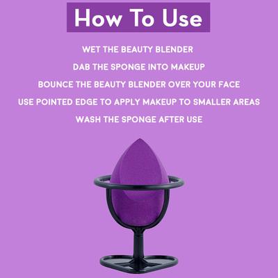 Jaquline USA 3D Blender Purple 30 gm - Sponges & Applicators