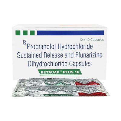 Betacap Plus 10mg Capsule 10'S - Migraine