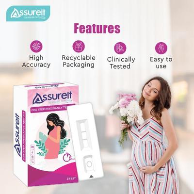 Assureit One Step Pregnancy Test Kit 1's - Intimate Tools & Accessories