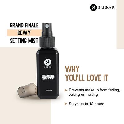 SUGAR Cosmetics Grand Finale Dewy Setting Mist 50 ml - Setting Spray