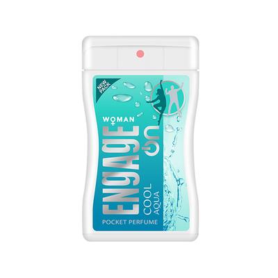 Engage On Woman Pocket Perfume - Cool Aqua 17 ml - Women Perfumes (Edt/Edp)