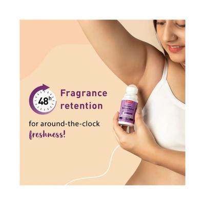 Sirona Underarm Roll On Deodorant for Women & Men Floral Fresh 50 ml - Intimate Hygiene