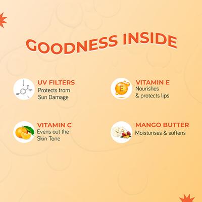 Moody Vitamin C Lip-Screen-Balm SPF 15 with Mango Seed Butter & Sweet Almond Oil 5.8 gm - Lip Balms