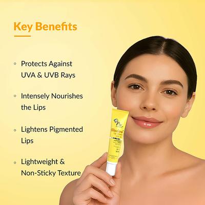 Fixderma Shadow SPF 50 Lip Shield, Lip Shield SPF 50 with Theobroma Cacao Seed Butter 15gm - Body Sunscreen