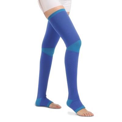 Flamingo Premium Varicose Vein Stockings (OC2070) (XL) - Black & Tourquiose 1's - Knee/Ankle/Leg/Foot Supports