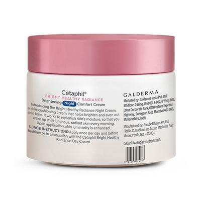 CETAPHIL BRIGHT HEALTHY RADIANCE BRIGHTENING NIGHT COMFORT Cream 50gm - Creams/Oils/Lotions