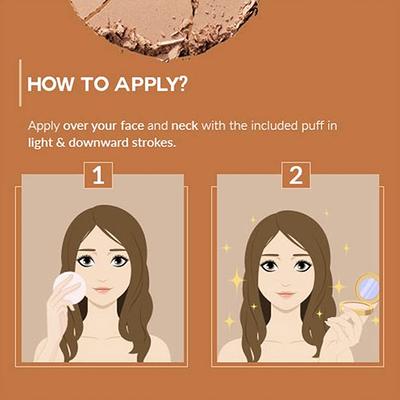 Colorbar 24 Hrs Wear Weightless Powder Foundation with SPF 30 -PF013 9.5gm - Compact Powder