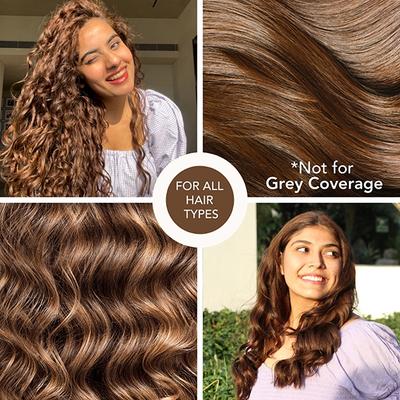 Paradyes Semi-Permanent Hazel Brown Glossy Hair Tint, Enriched with Herbal Extracts, Light Brown 160 gm - Crème