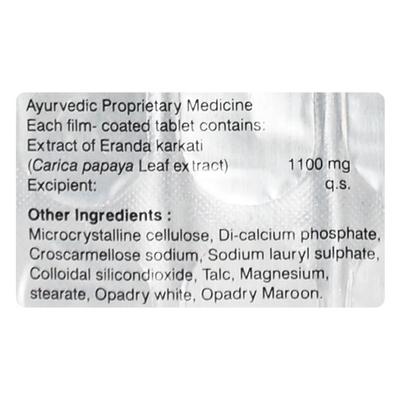 Caripapa Tablet 15'S - Ayurvedic Medicine-AYU