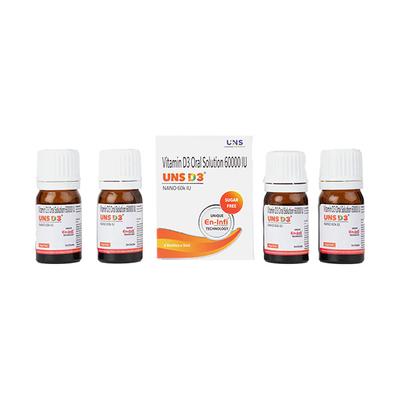 UNS D3 NANO 60K IU SUGAR FREE Oral Solution 5ml - Supplements-Vit
