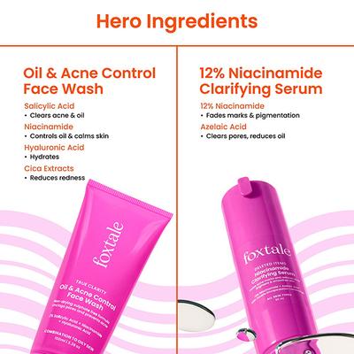 Foxtale Oil Free Radiance Kit - Festive Glow, Oil-Free Radiance 1's - Facial Kits