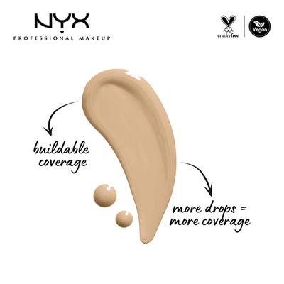 Nyx Professional Makeup Total Control Pro Drop Foundation - Nude 13 ml - Foundation