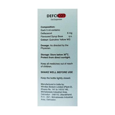 DEFCICOT Oral Suspension 30ml - Allergies-Ant