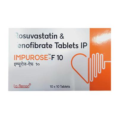 IMPUROSE F 10 Tablet 10's - High Cholesterol-Dys