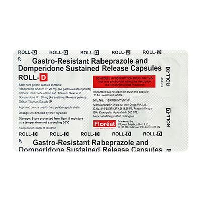 ROLL D Capsule 10's - Ulcer/Reflux/Flatulence-Aaa