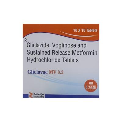 GLICLAVAC MV Tablet 10's - Diabetes-Ant