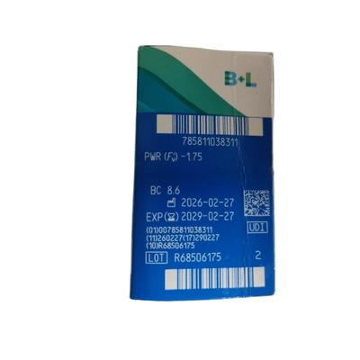 Bausch + Lomb PureVision 2 Soft Contact Lens (-1.75) 6's - Contact Lenses
